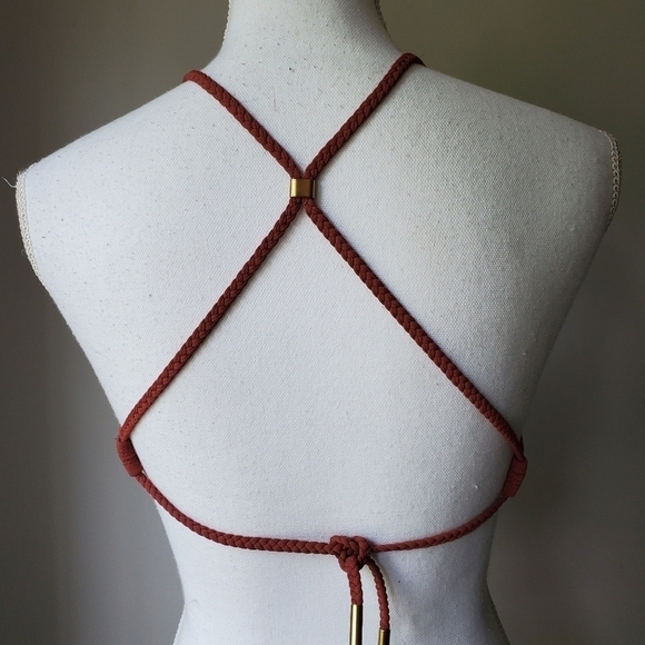 Robin Piccone High Neck Bikini top Keyhole XS - Picture 6 of 12